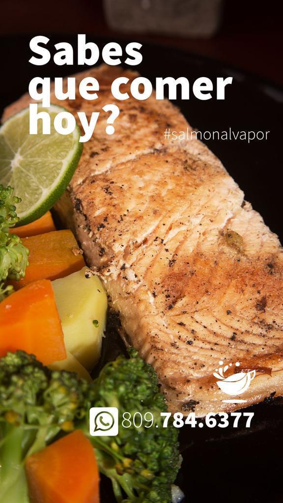 Salmón al vapor